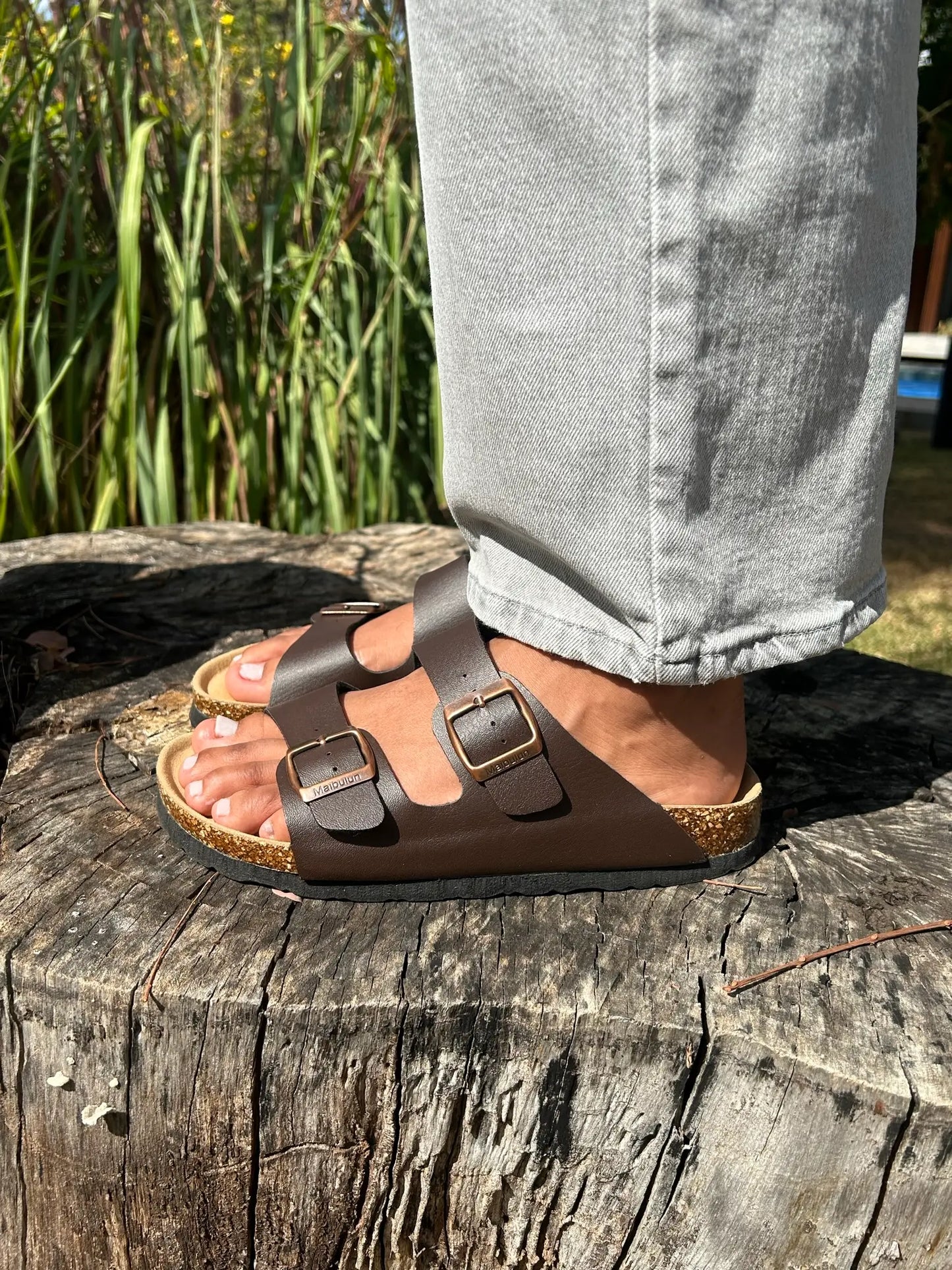 Atrani Leather Sandal - Brown | Atrani