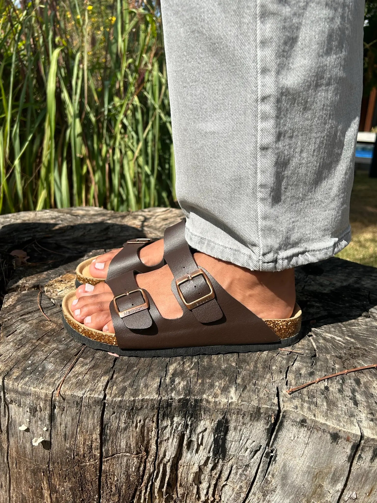 Atrani Leather Sandal - Brown | Atrani