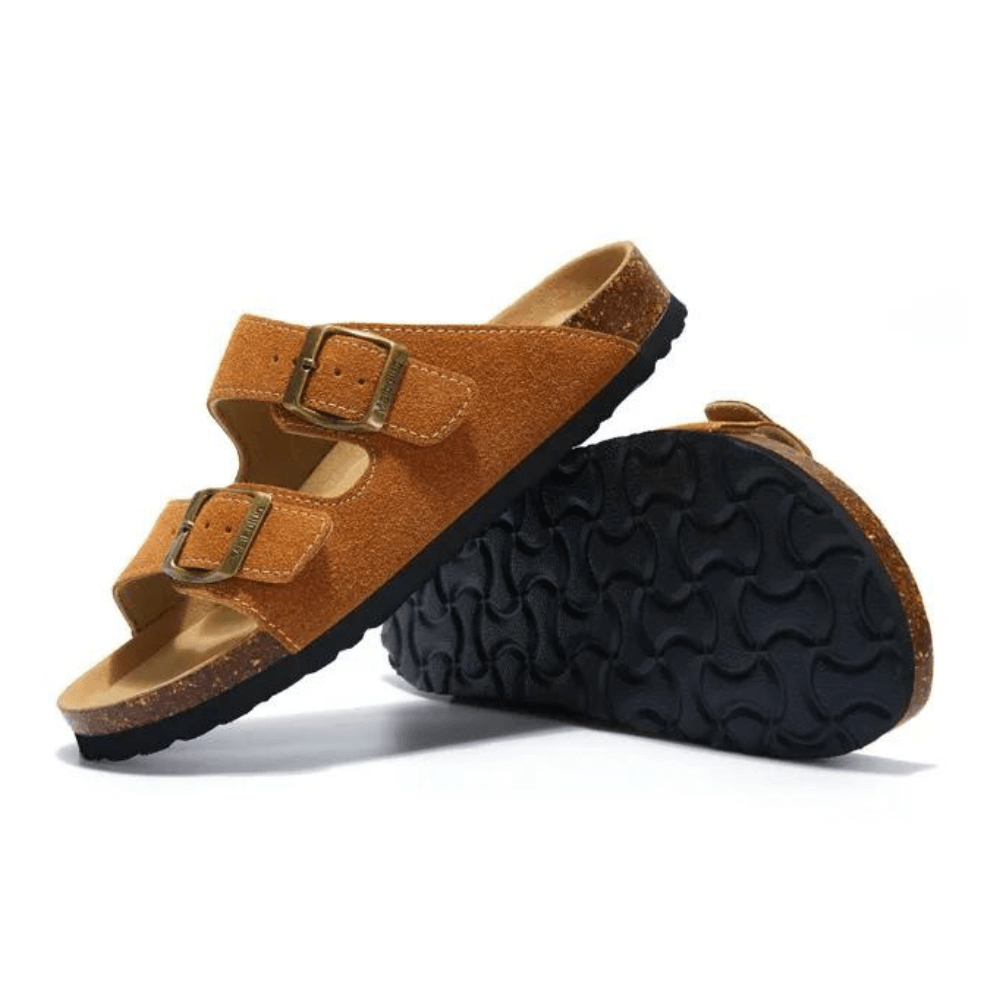 Atrani Suede Sandal - Caramel | Atrani