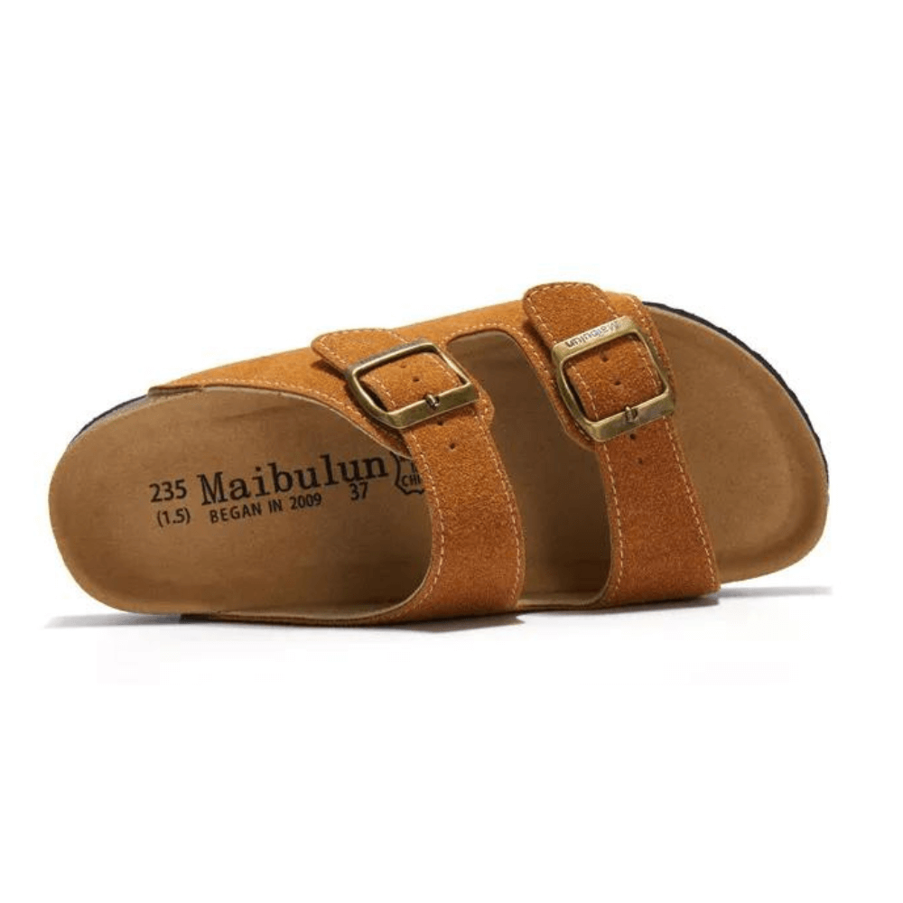 Atrani Suede Sandal - Caramel | Atrani