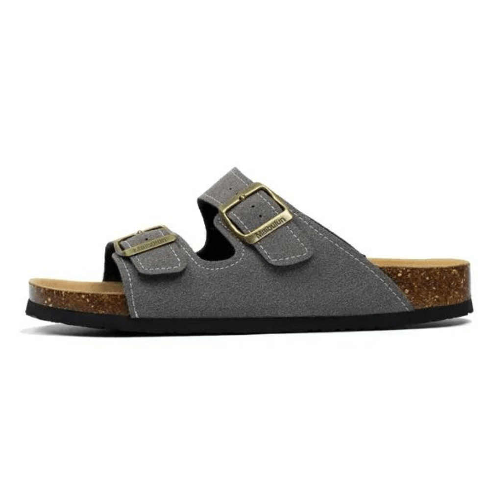 Atrani Suede Sandal - Grey | Atrani