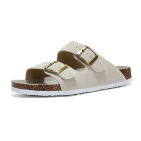 Atrani Suede Sandal - Cream