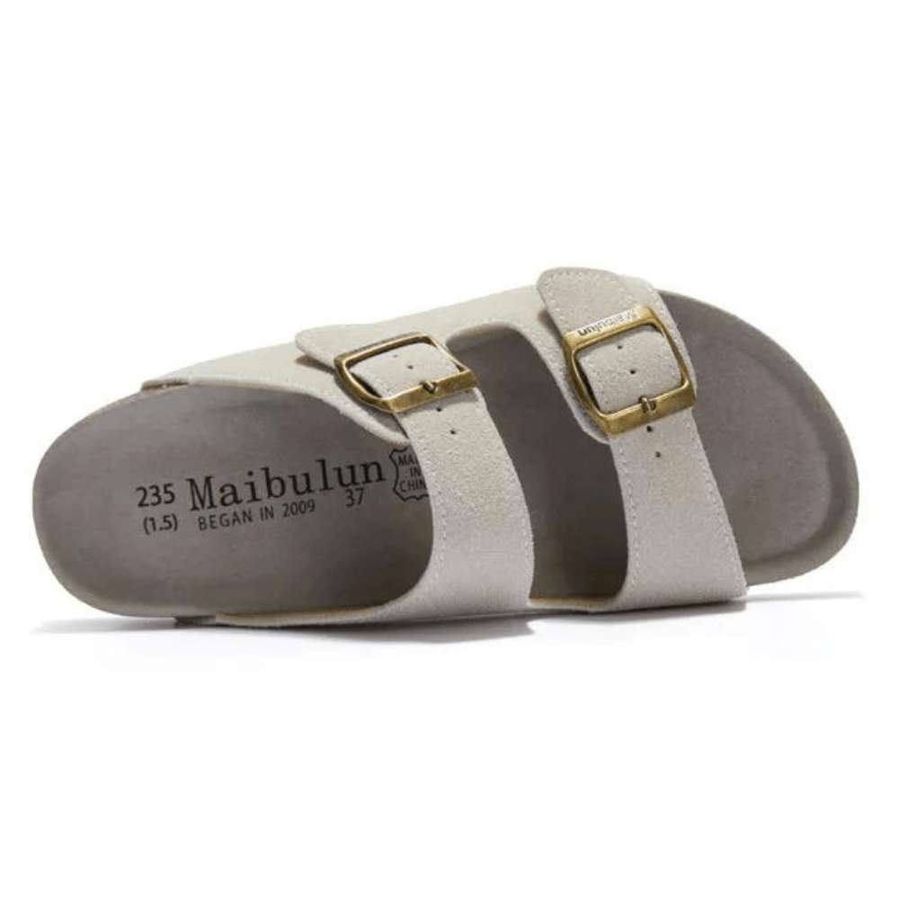 Atrani Suede Sandal - Cream | Atrani