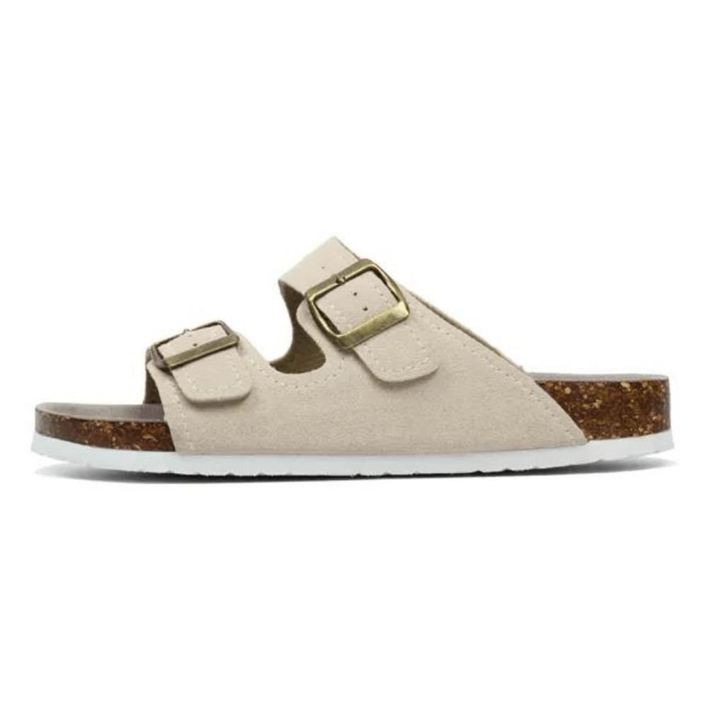 Atrani Suede Sandal - Cream | Atrani