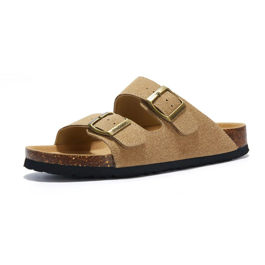 Atrani Suede Sandal - Light Brown | Atrani