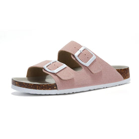 Atrani Suede Sandal - Pink