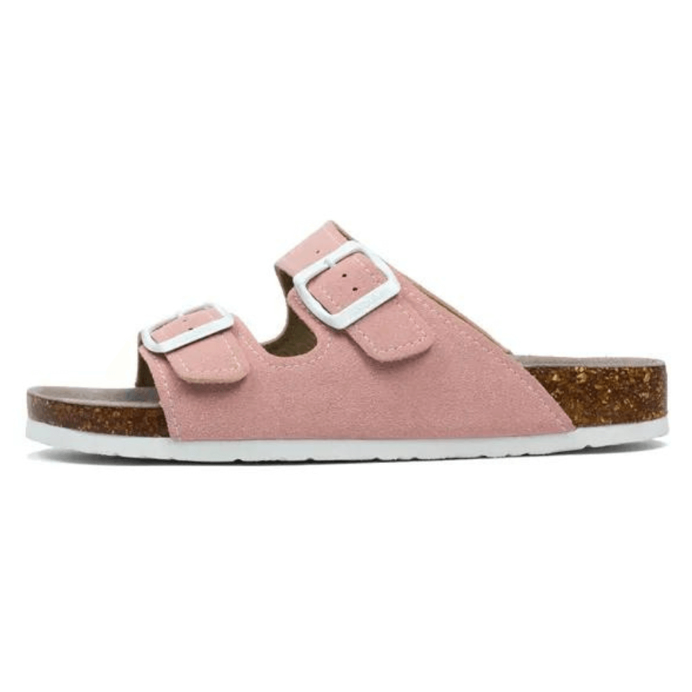 Atrani Suede Sandal - Pink | Atrani