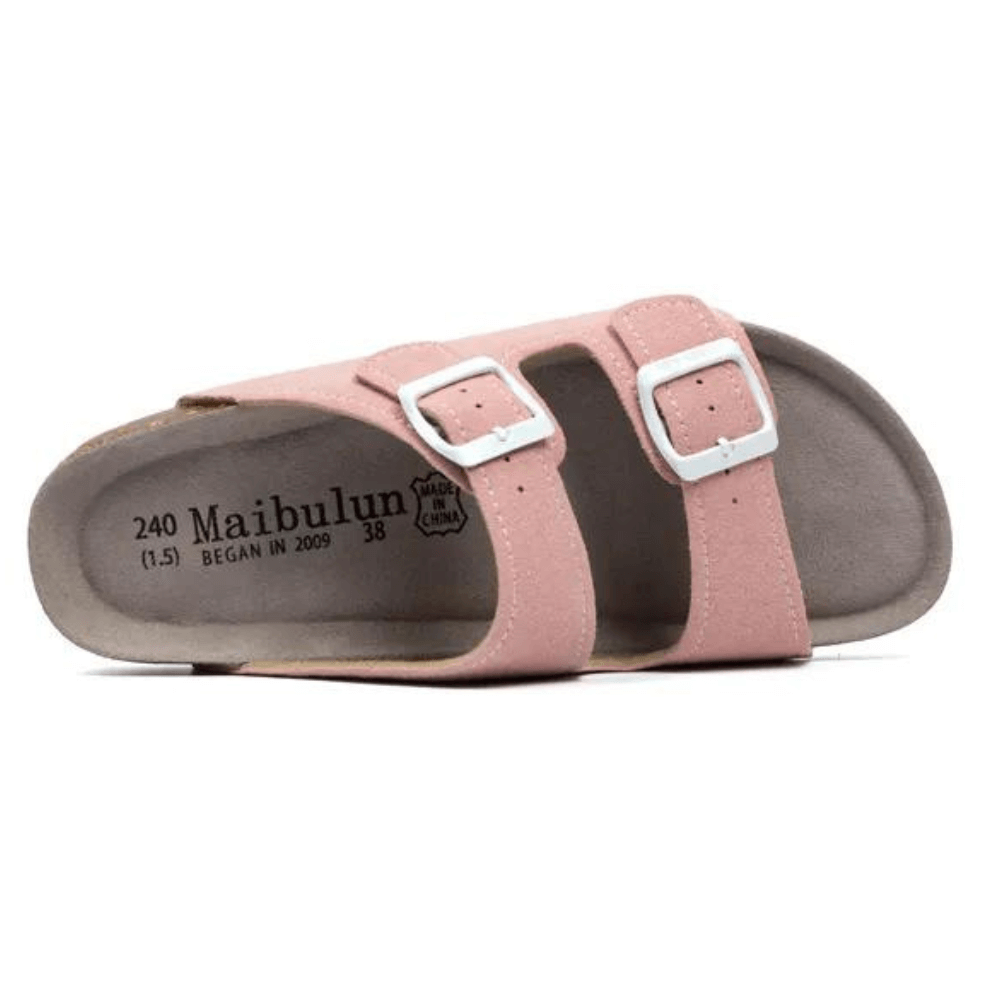 Atrani Suede Sandal - Pink | Atrani