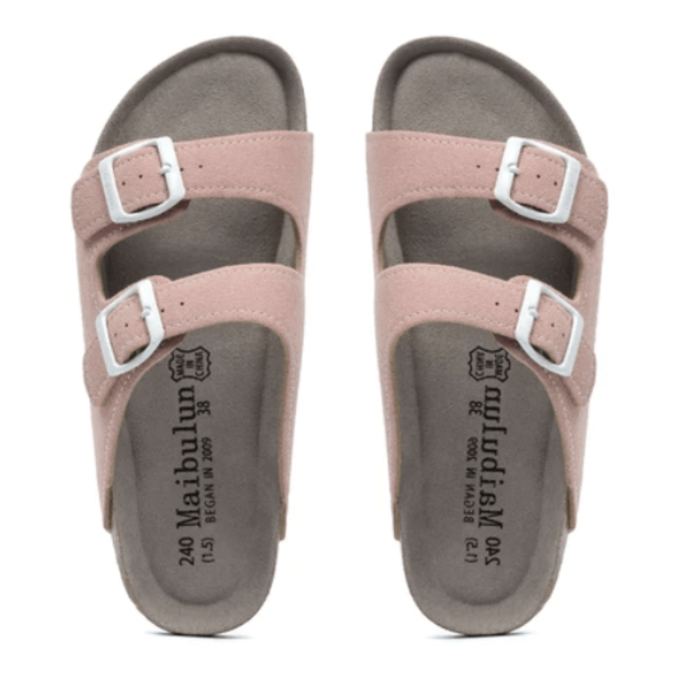 Atrani Suede Sandal - Pink | Atrani