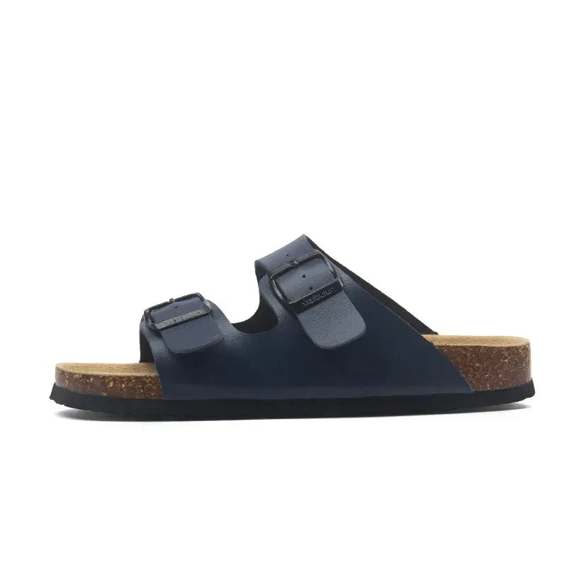 Atrani Leather Sandal - Blue | Atrani