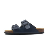 Atrani Leather Sandal - Blue