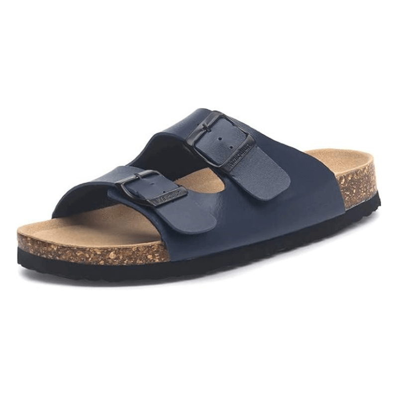 Atrani Leather Sandal - Blue | Atrani