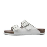 Atrani Leather Sandal - White
