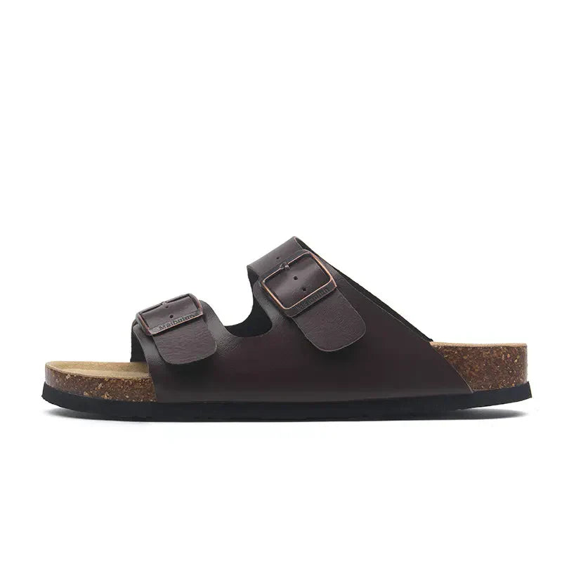 Atrani Leather Sandal - Brown | Atrani