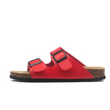 Atrani Leather Sandal - Red